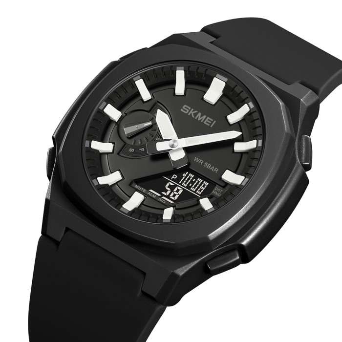 Skmei 2091BKWTBK Black-White-Black