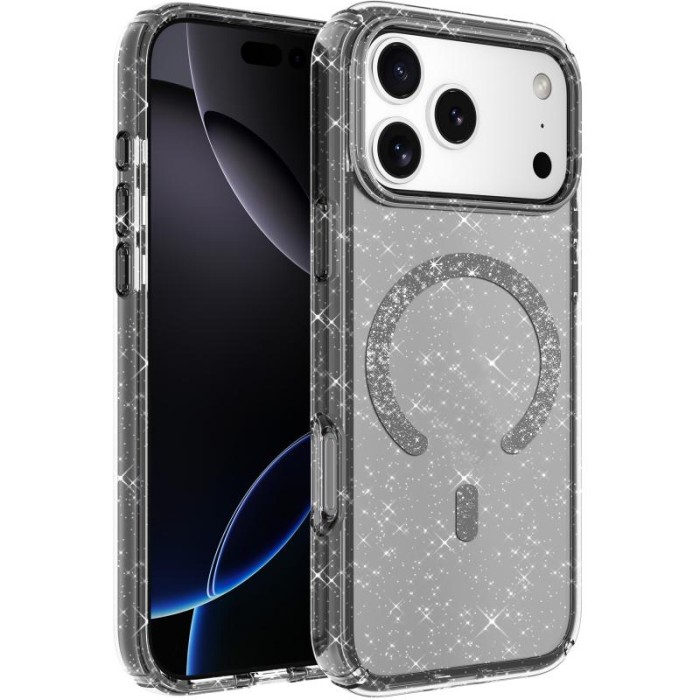 Чохол TPU Eclipse Sparkle (MagFit) для Apple iPhone 17 Pro Max (6.9") Purple
