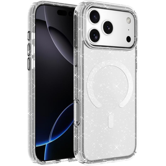 Чохол TPU Eclipse Sparkle (MagFit) для Apple iPhone 17 Pro Max (6.9") Purple