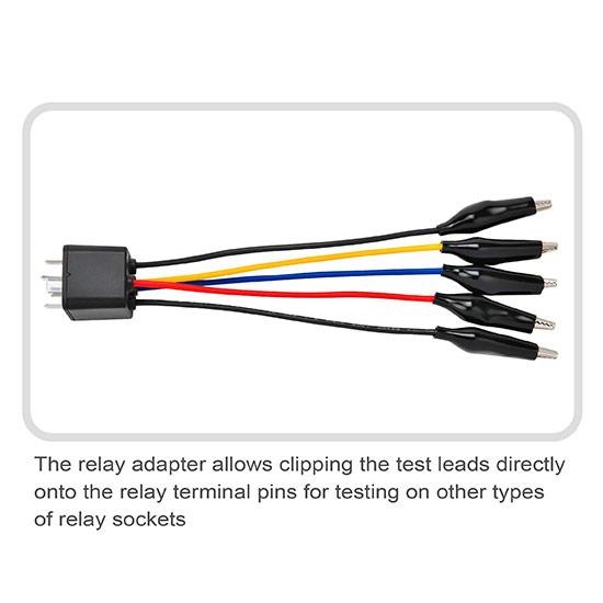 Тестер автомобільних реле 12V/24V, 4-pin/5-pin TOPTUL EAAE0124