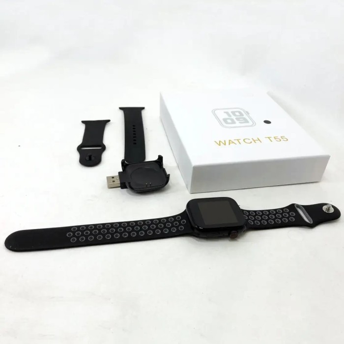 Умные смарт часы Smart Watch T55 с 2 ремешками, поддержка звонков, спортивные режимы, влагозащита ip 67 NBM