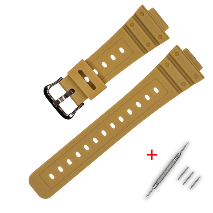 Ремінець для Casio G-Shock DW-5600 B Beige BK