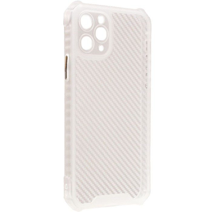 Чохол TPU Ease Carbon color series для Apple iPhone 11 Pro (5.8") Рожевий / Прозорий