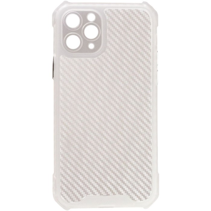 Чохол TPU Ease Carbon color series для Apple iPhone 11 Pro (5.8") Рожевий / Прозорий