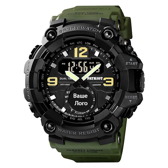 Patriot 004AG Ваше лого Зелені + Коробка