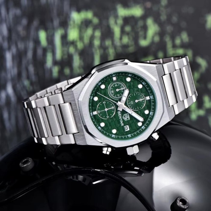 Benyar BY-5216 Silver-Green