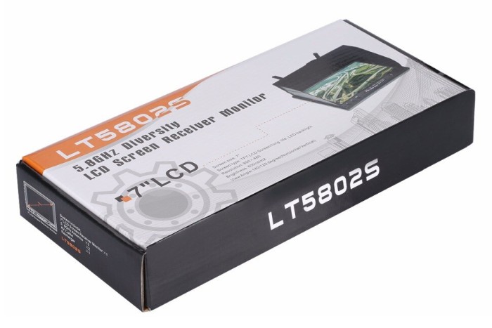 Дисплей FPV 7" Readytosky 800x480 DVR Diversity 5.8 ГГц без синього екрану з акумулятором.