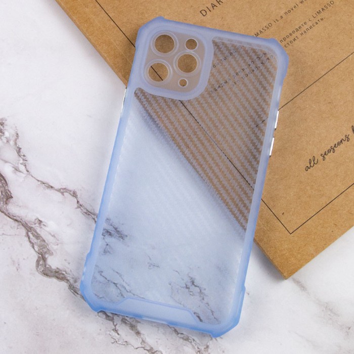 Чохол TPU Ease Carbon color series для Apple iPhone 11 Pro Max (6.5") Чорний / Прозорий