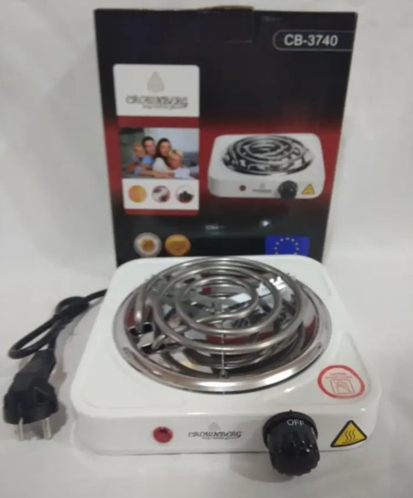 Электроплита CROWNBERG СВ-3740 1000W спиральная