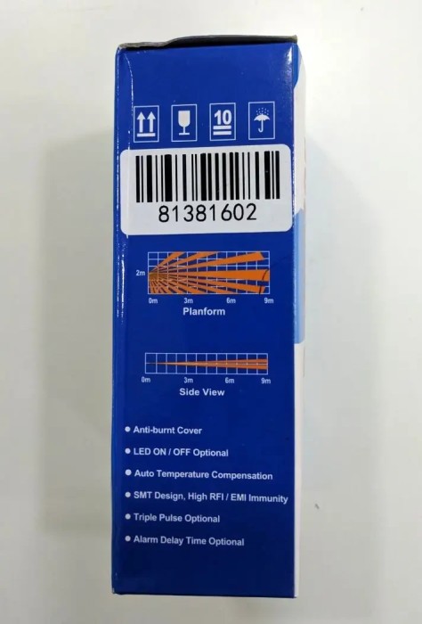 Беспроводной датчик движения для сигнализации Pir Detector (Dual Passive Infared Detector)