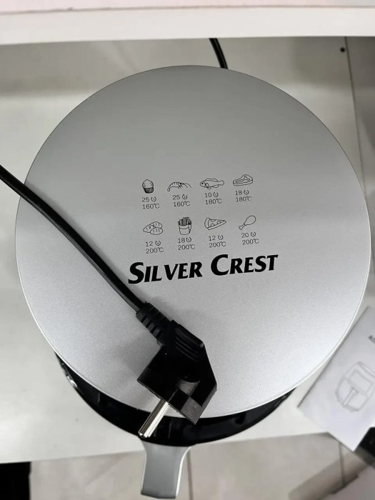 Аэро-фритюрница цифровая безмаслянная фритюрница 6 литров SILVER CREST S-18 2400W