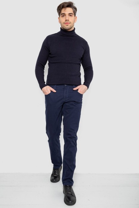 Штани чоловічі, колір синій, 244RW-041
