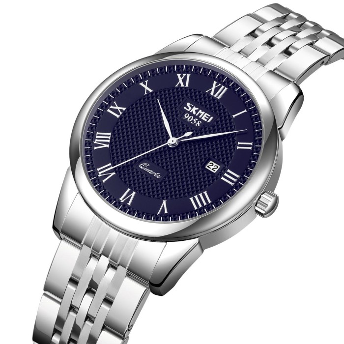Skmei 9058SBU-S Silver-Blue