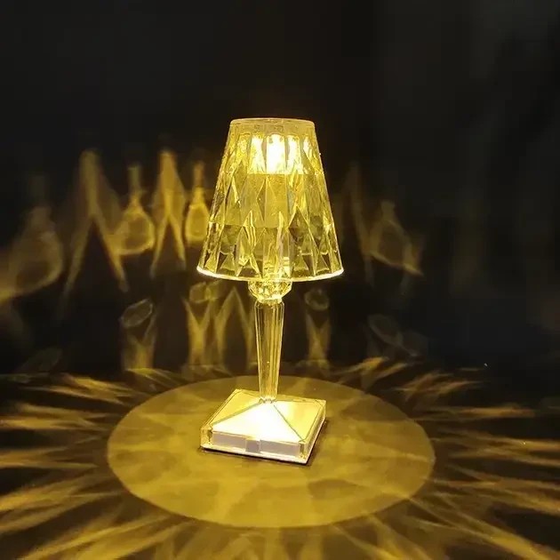 УЦЕНКА! Декоративный LED светильник ночник Diamond light Бриллиант (Плохая упаковка 2672)