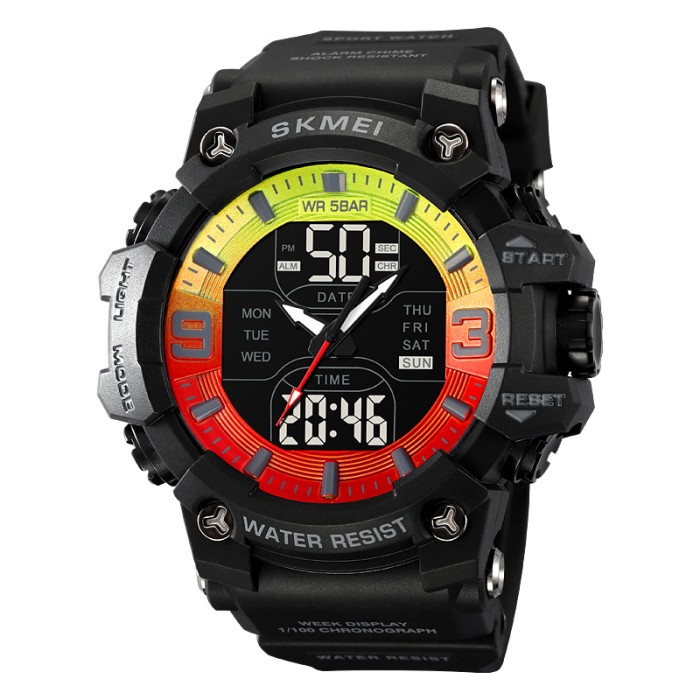 Skmei 2222BKCL Black-Colorful