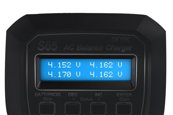 Зарядний пристрій SkyRC S65 2-4S 6A/65W з/БЖ універсальний (SK-100152)