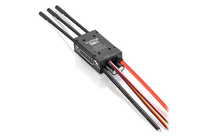Регулятор HOBBYWING PLATINUM V5 120A 3-8S для авіамоделей