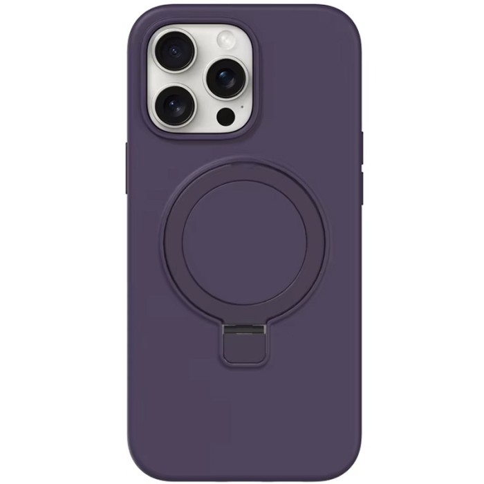 Чохол Silicone Case Full Protective NO LOGO with Ring для Apple iPhone 12 Pro Max (6.7") White