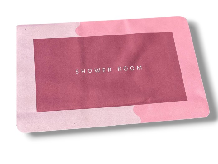 Нескользящий влагостойкий коврик для ванны Shower Room  40х60 см Розовый