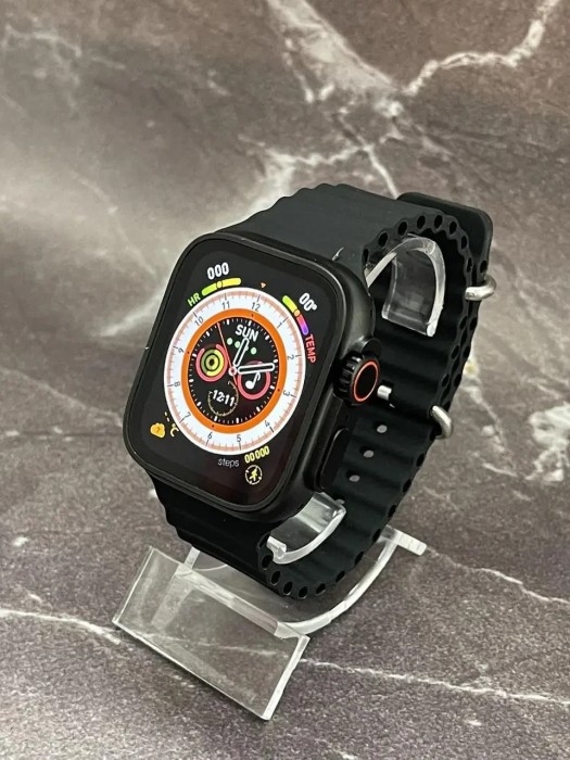 Умные смарт часы Smart Watch X8 Ultra Max 49mm электронные с магнитной зарядкой и микрофоном черные