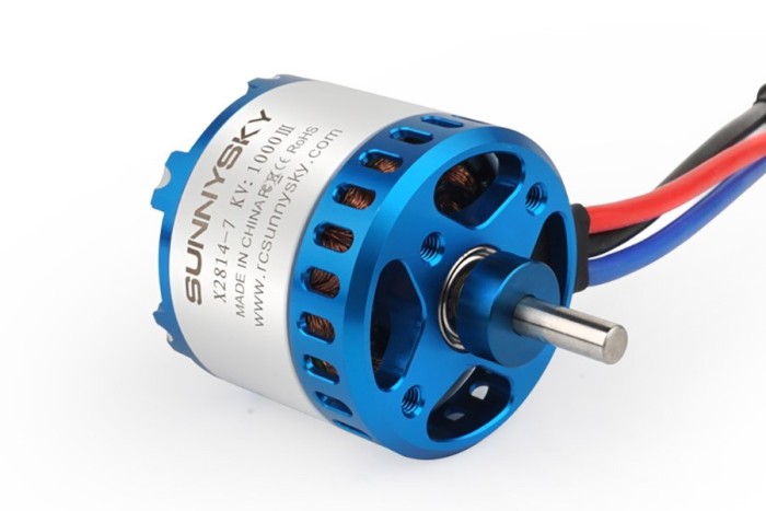 Мотор для літаків SunnySky X2814 V3 KV1200 3-4S