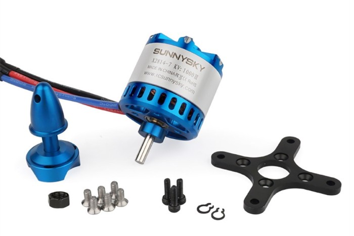 Мотор для літаків SunnySky X2814 V3 KV1200 3-4S