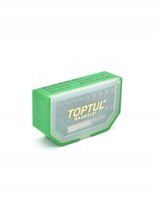 Набір біт для шуруповерта 31ед. TOPTUL 1/4" SL;PH;PZ;TORX;HEX + магнітний тримач GAAW3101