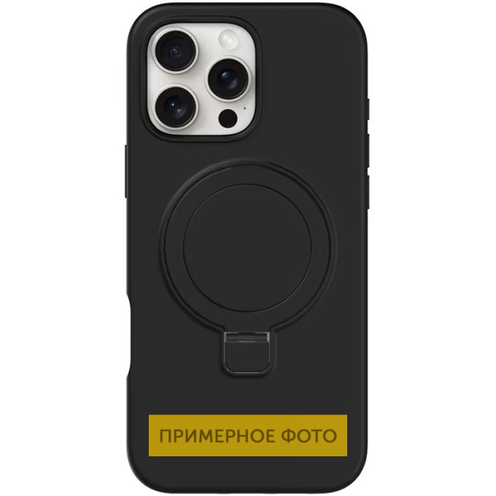 Чохол Silicone Case Full Protective NO LOGO with Ring для Apple iPhone 16e (6.1") White