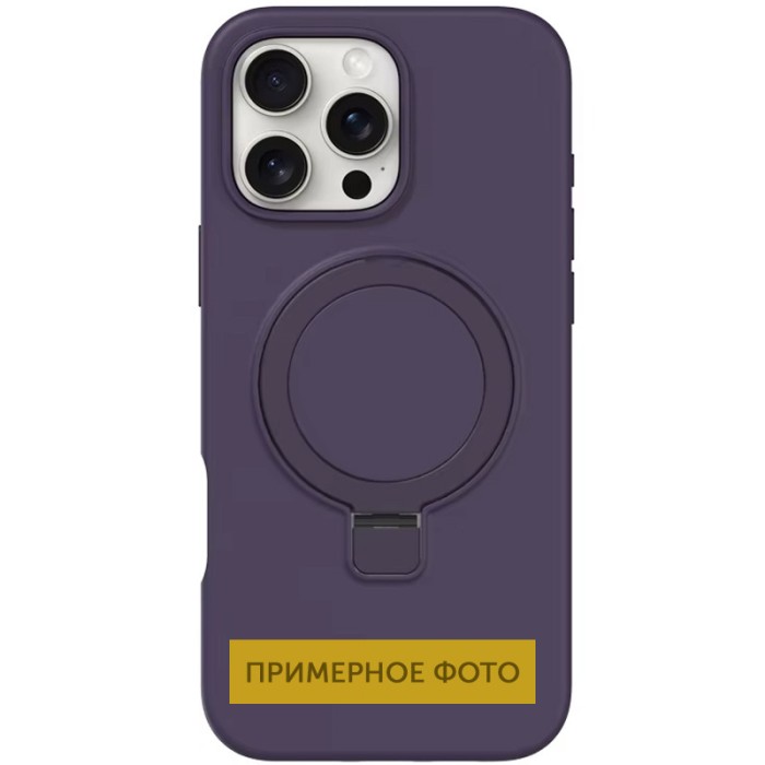 Чохол Silicone Case Full Protective NO LOGO with Ring для Apple iPhone 16e (6.1") White