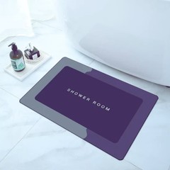 Прочный влагостойкий коврик для ванны Shower Room  40х60 см Серый, Синий, Розовый, Зеленый, коричневый