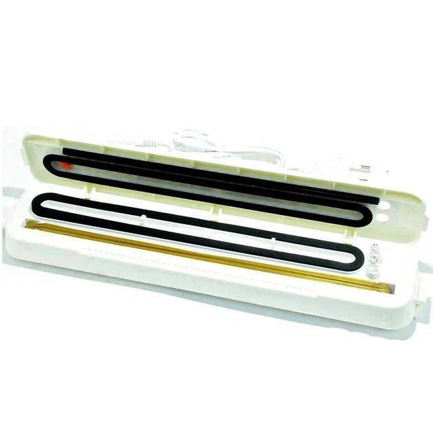 Вакуумный упаковщик продуктов белий Vacuum Sealer кухонный вакууматор для дома