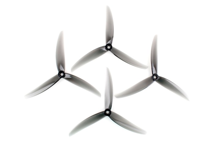 Пропелери HQProp J75 7x5x3 полікарбонат 2CW+2CCW (Light Grey)
