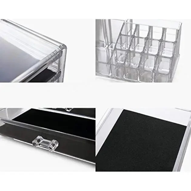 УЦЕНКА! Органайзер-стойка для косметики с 4 ящичками Cosmetic Storage Box (Повреждение корпуса 3055)
