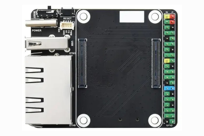 Плата розширення Mini Dual Gigabit для Raspberry PI CM4 (2xEthernet, USB)