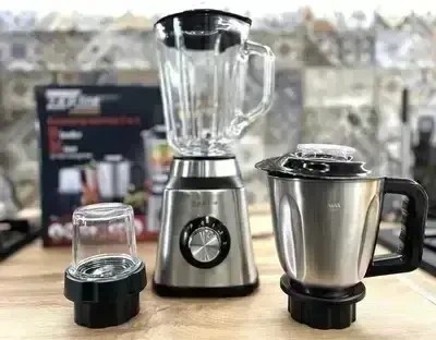 УЦЕНКА! Блендер с кофемолкой и мясорубкой со стеклянной чашей 3в1 Zepline ZP-081 (Плохая упаковка 3099)