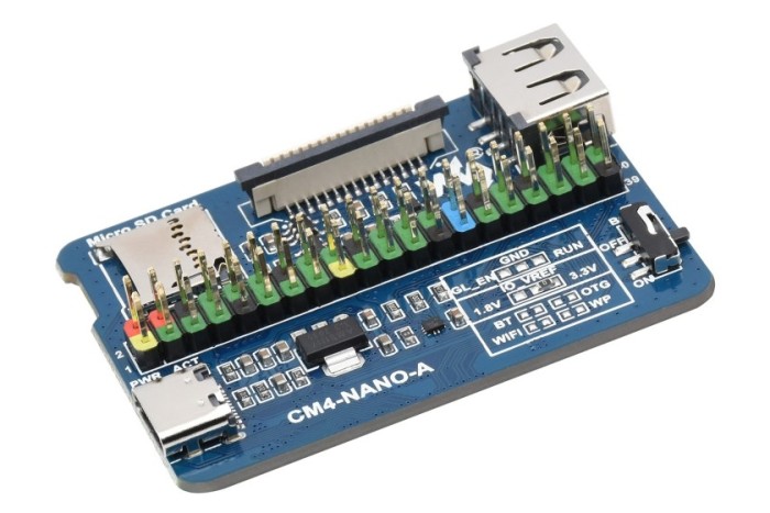 Плата розширення NANO A для Raspberry PI CM4 (USB, MicroSD)