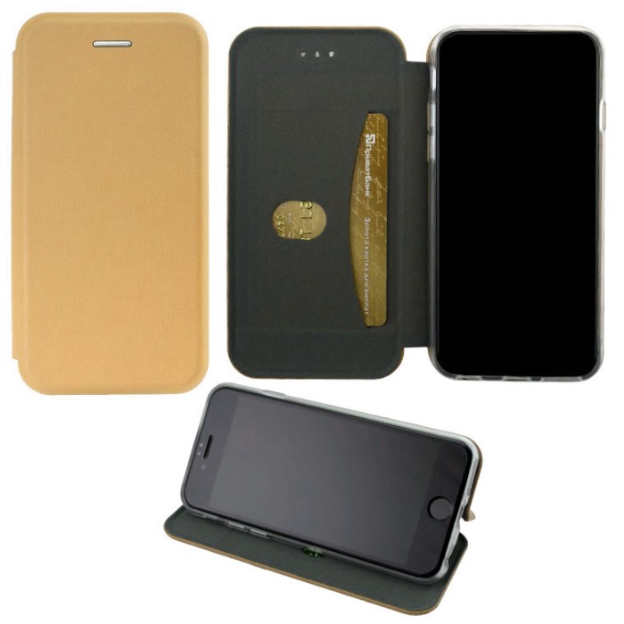 Чехол-книжка Elite Case Huawei P10 золотистый