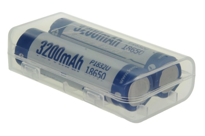 Акумулятор Li-Ion 18650 Keeppower 3200мАч 8А MicroUSB (с защитой) 2 шт