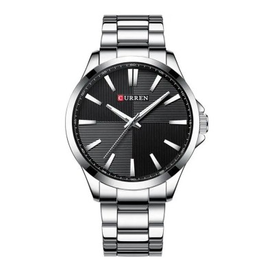 Curren 8407 Silver-Black