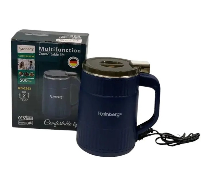 УЦЕНКА! Электрическая кофемолка для дома Rainberg RB 2263 500 Вт (Плохая упаковка, 2679)