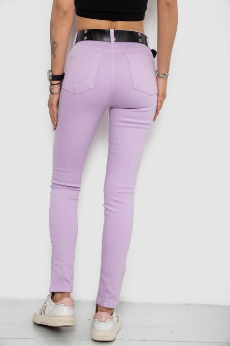 Джинси жіночі Skinny Американки, колір бузковий, 182R00223