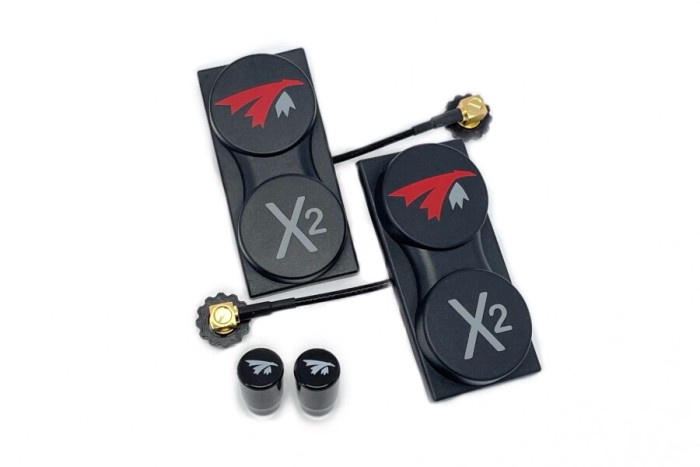 Антени 5.8ГГц TrueRC X2-AIR 5.8 MK II 2шт+2шт комплект для DJI FPV (LHCP) 13 dBic+ 1.9 dBic
