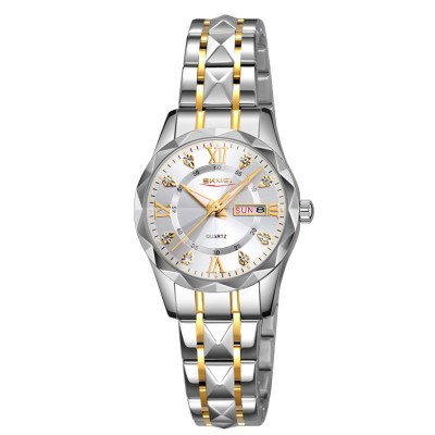 Skmei 9370TGDSI Gold-Silver