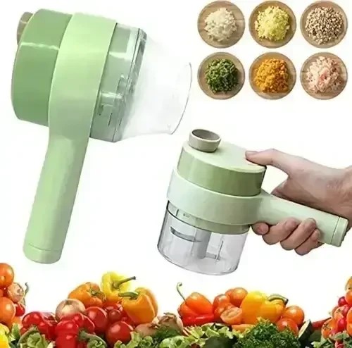 УЦЕНКА! Ручной электрический измельчитель для овощей 4 в 1 Food Chopper Catling (Повреждён контейнер 3103)