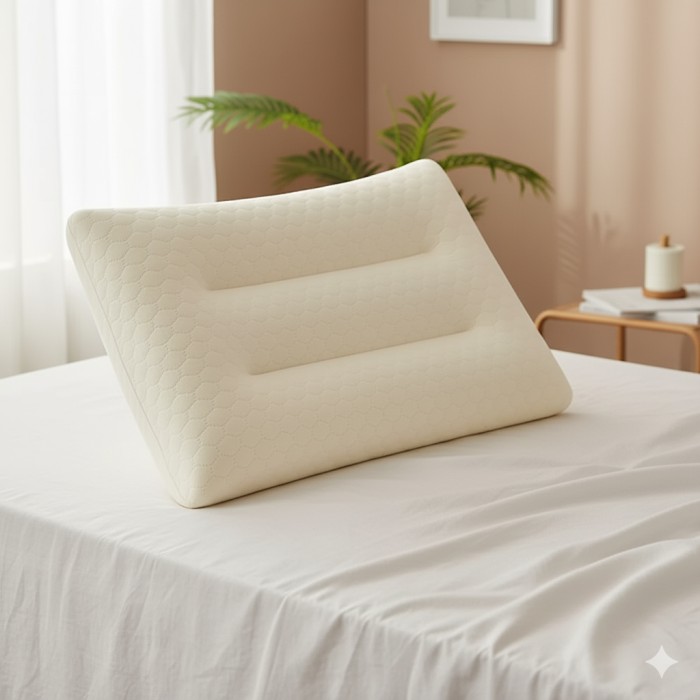 Ортопедическая подушка Pillow-05 с эффектом памяти для поддержки позвоночника