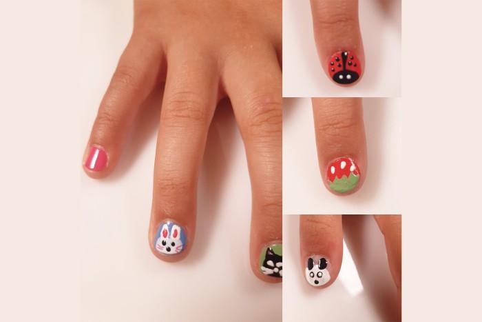 Дитячий лак-олівець для нігтів Malinos Creative Nails на водній основі (2 кольори Білий + Блакитний)