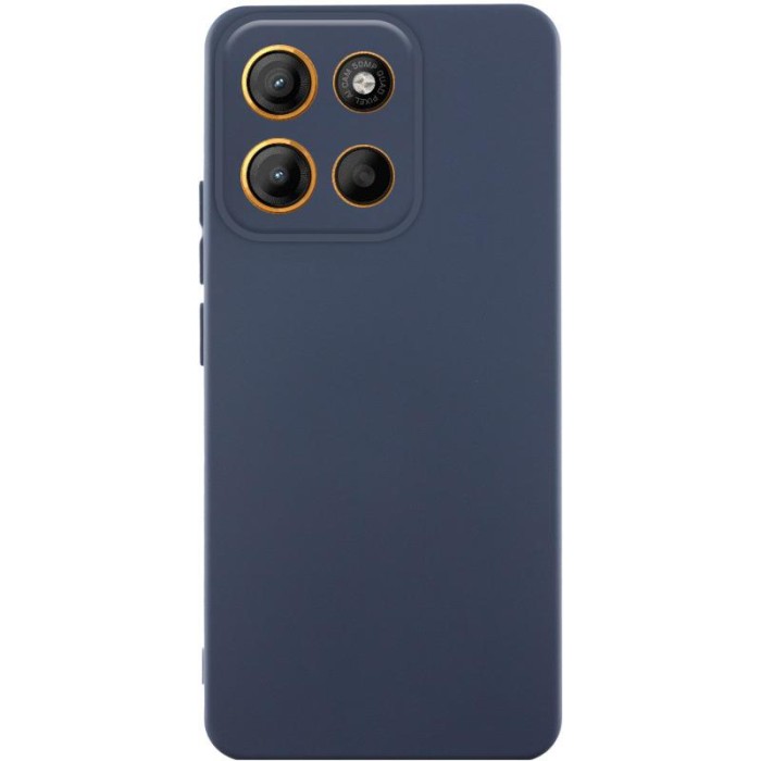 Чохол Silicone Cover Lakshmi Full Camera (AA) для Motorola Moto G15 4G Бордовий / Marsala