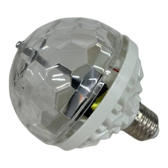 Светодиодная диско лампа в патрон COLOR ROTATING LAMP  E27