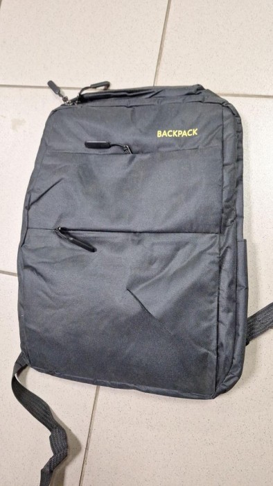 УЦЕНКА! Рюкзак городской 3в1 Backpack 9018 дорожный комплект черный (Нет упаковки, порез 3062)