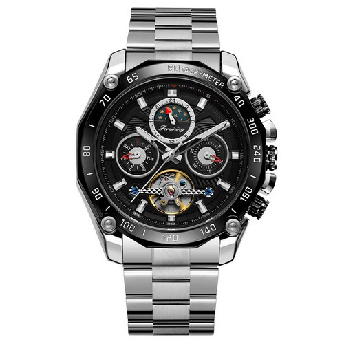 Forsining 6913 Silver-Black